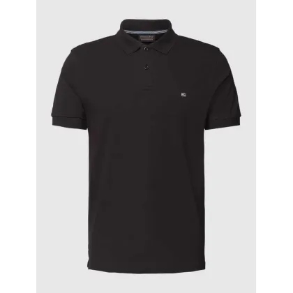 Zdjęcie Koszulka polo o kroju slim fit w jednolitym kolorze
