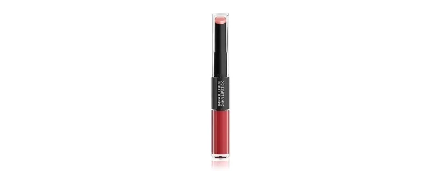 obrazek 1 L'Oréal Paris Infaillible 2-Step Szminka 5.7 g Nr. 501 - Timeless Red