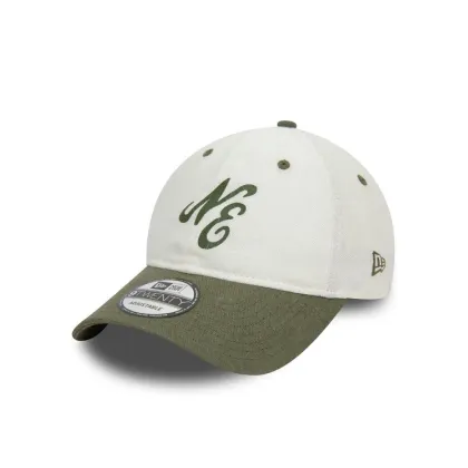 Zdjęcie New Era Czapka z daszkiem Linen Script 920 Ne 60503545 Écru