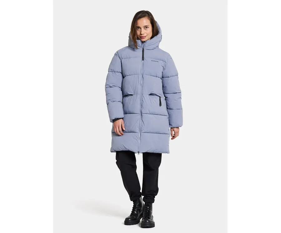 obrazek 1 Didriksons Kurtka puchowa Nomi Wns Parka 3 504832 Niebieski Regular Fit