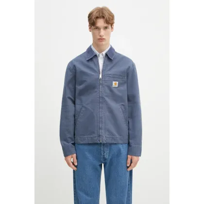 Zdjęcie Carhartt WIP kurtka bawełniana Detroit Jacket kolor niebieski przejściowa I034819.2RE4O