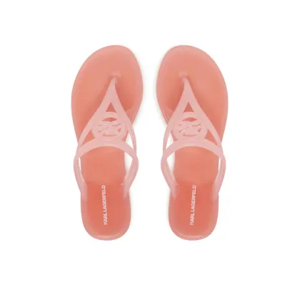 Zdjęcie KARL LAGERFELD Japonki Jelly Thong KL80007A Różowy