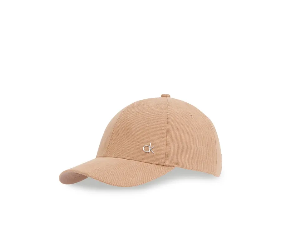 obrazek 1 Calvin Klein Czapka z daszkiem Corduroy Cotton Cap K60K612894 Brązowy