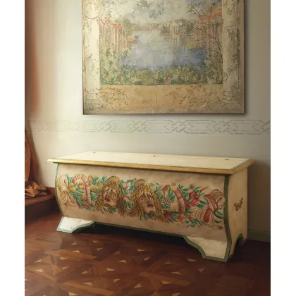 Zdjęcie Wyjątkowa włoska komoda z wypukłym frontem