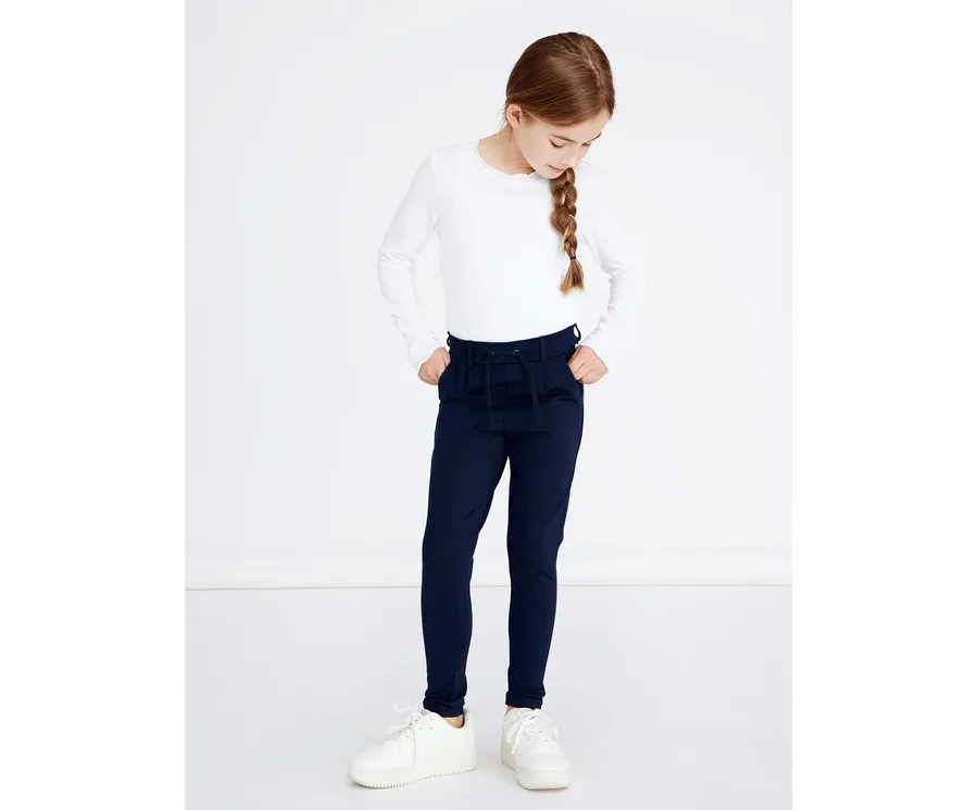 obrazek 1 NAME IT Spodnie materiałowe 13142465 Granatowy Regular Fit