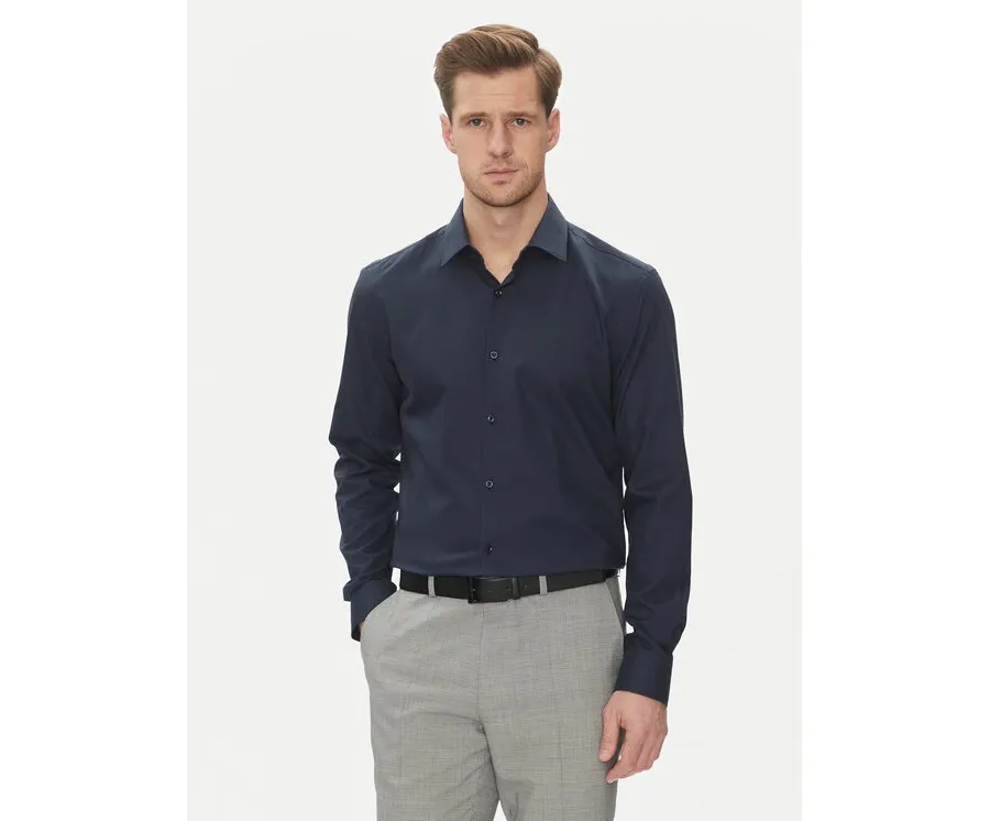 obrazek 1 HUGO Koszula Kenno 50539707 Granatowy Slim Fit