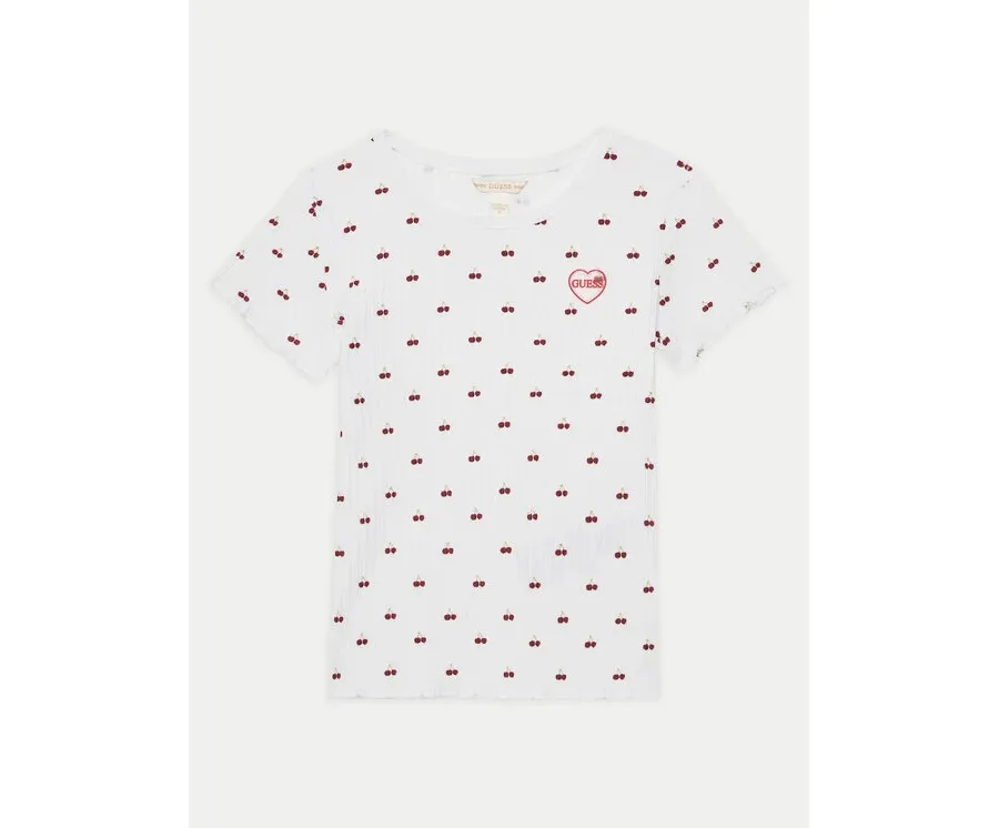 obrazek 1 Guess T-Shirt K5GI19 KCSQ4 Czerwony Regular Fit