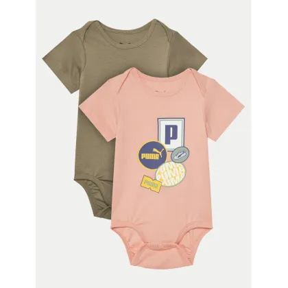 Zdjęcie Puma Komplet 2 par body dziecięcych Minicats 686290 Kolorowy