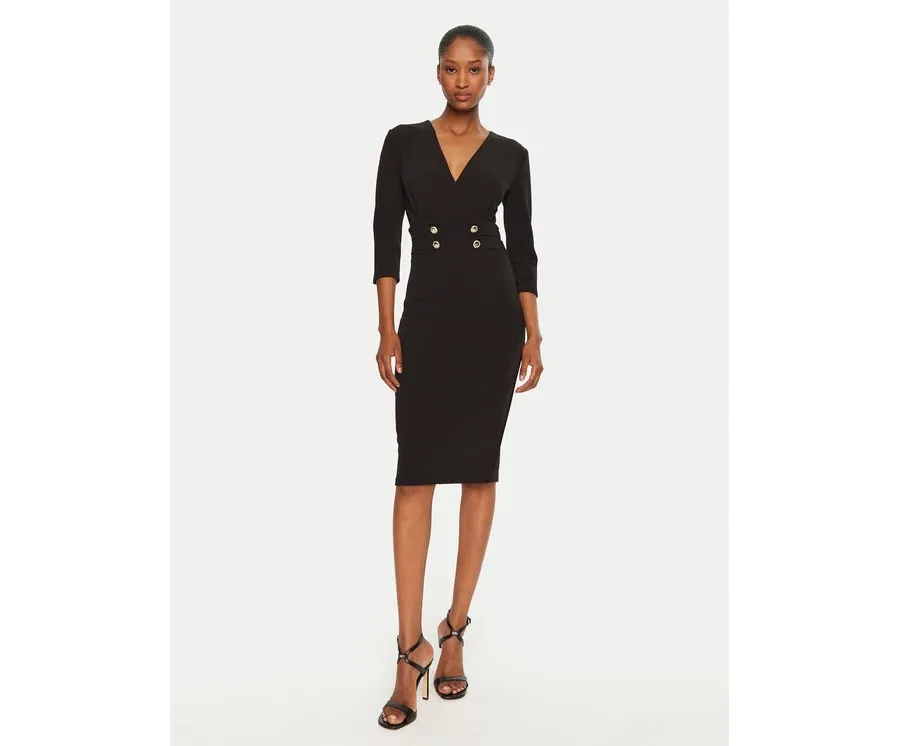 obrazek 1 Rinascimento Sukienka koktajlowa CFC0119920003 Czarny Regular Fit
