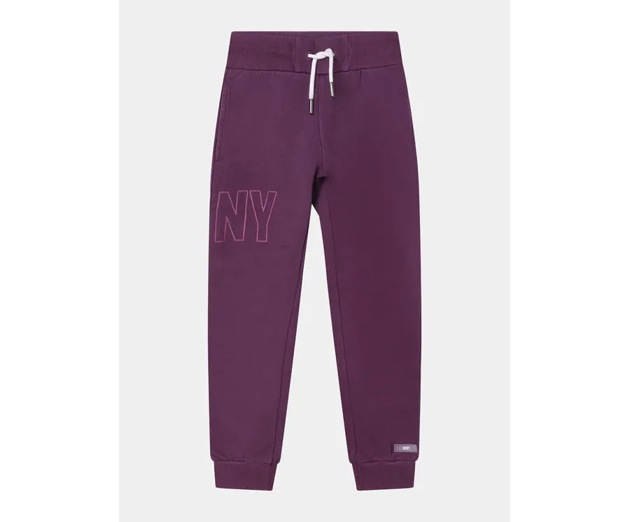 obrazek 1 DKNY Spodnie dresowe D54000 D Fioletowy Regular Fit