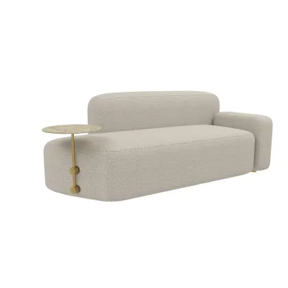 Zdjęcie Elegancka sofa z szerokim siedziskiem H.75xL.200xP.95 cm