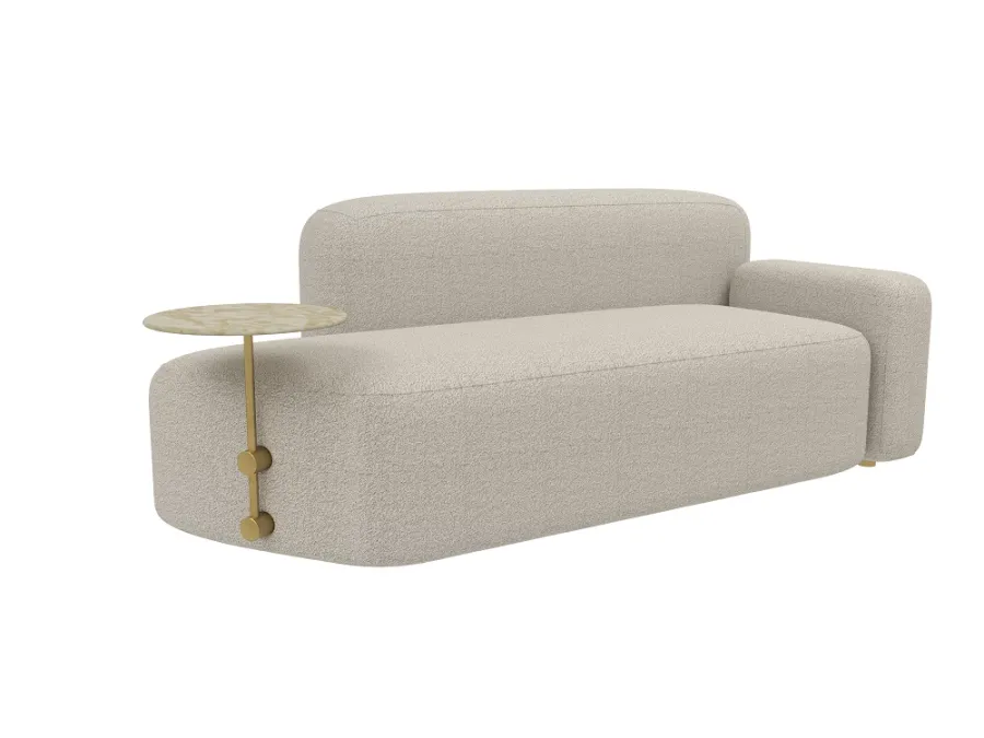 obrazek 1 Elegancka sofa z szerokim siedziskiem H.75xL.200xP.95 cm