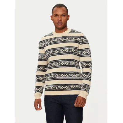 Zdjęcie Matinique Sweter Triton 30207482 Beżowy Regular Fit