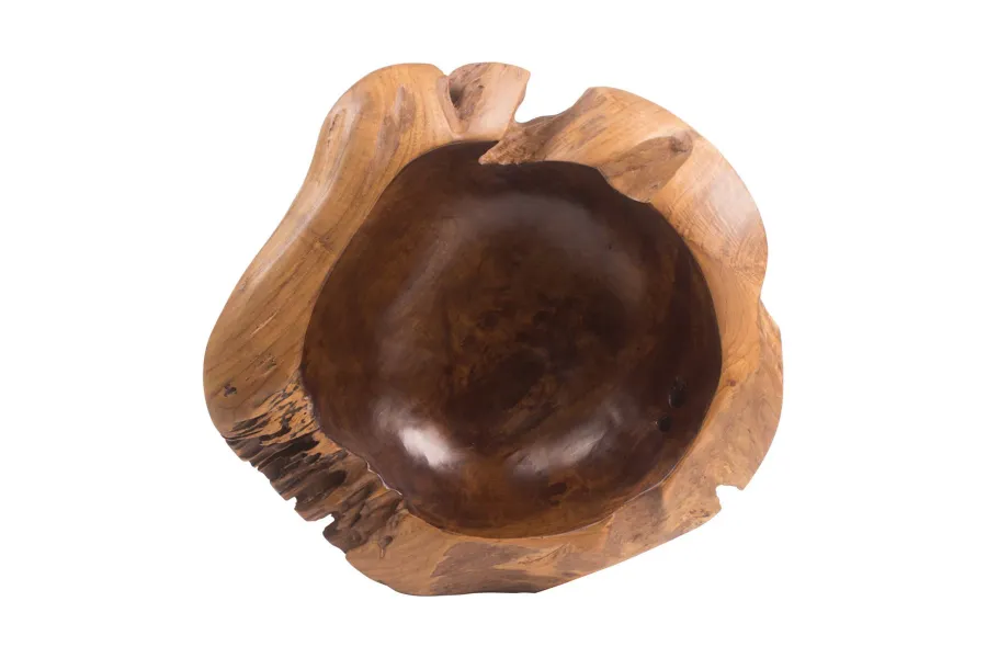 obrazek 2 Unikalna dekoracja na stół z drewna tekowego Decor