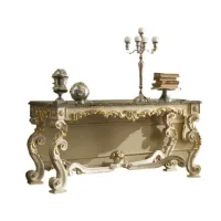 Zdjęcie Wyjątkowa konsola z marmurowym blatem i lakierowanym wykończeniem