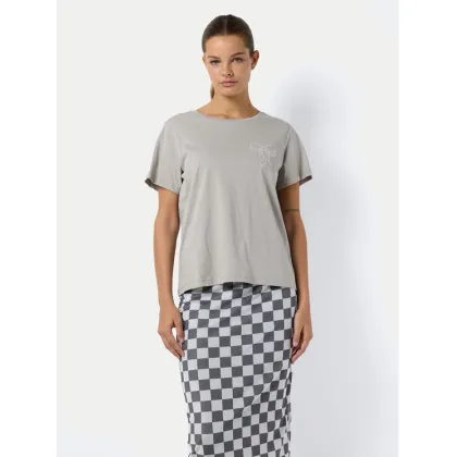 Zdjęcie Noisy May T-Shirt Nate 27032631 Szary Regular Fit