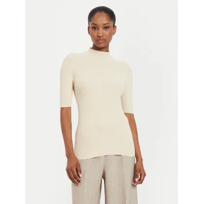 Zdjęcie Kontatto Sweter 3M0121 Beżowy Regular Fit