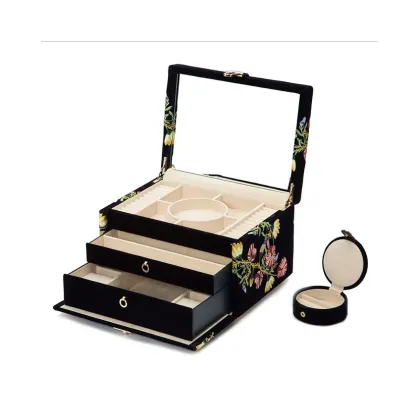 Zdjęcie Upominek dla kobiet - szkatułka Zoe Medium Indigo na biżuterię