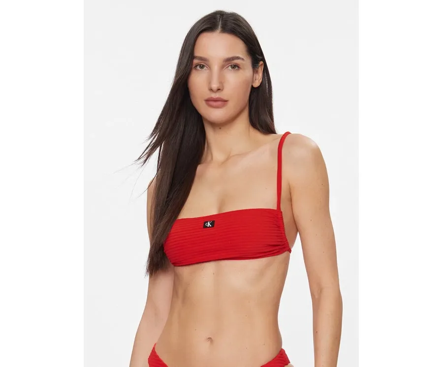 obrazek 1 Calvin Klein Swimwear Góra od bikini KW0KW02467 Czerwony