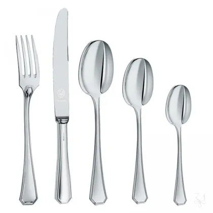 Zdjęcie Elegancki 88-elementowy komplet sztućców w skrzynce - Zaramella Argenti