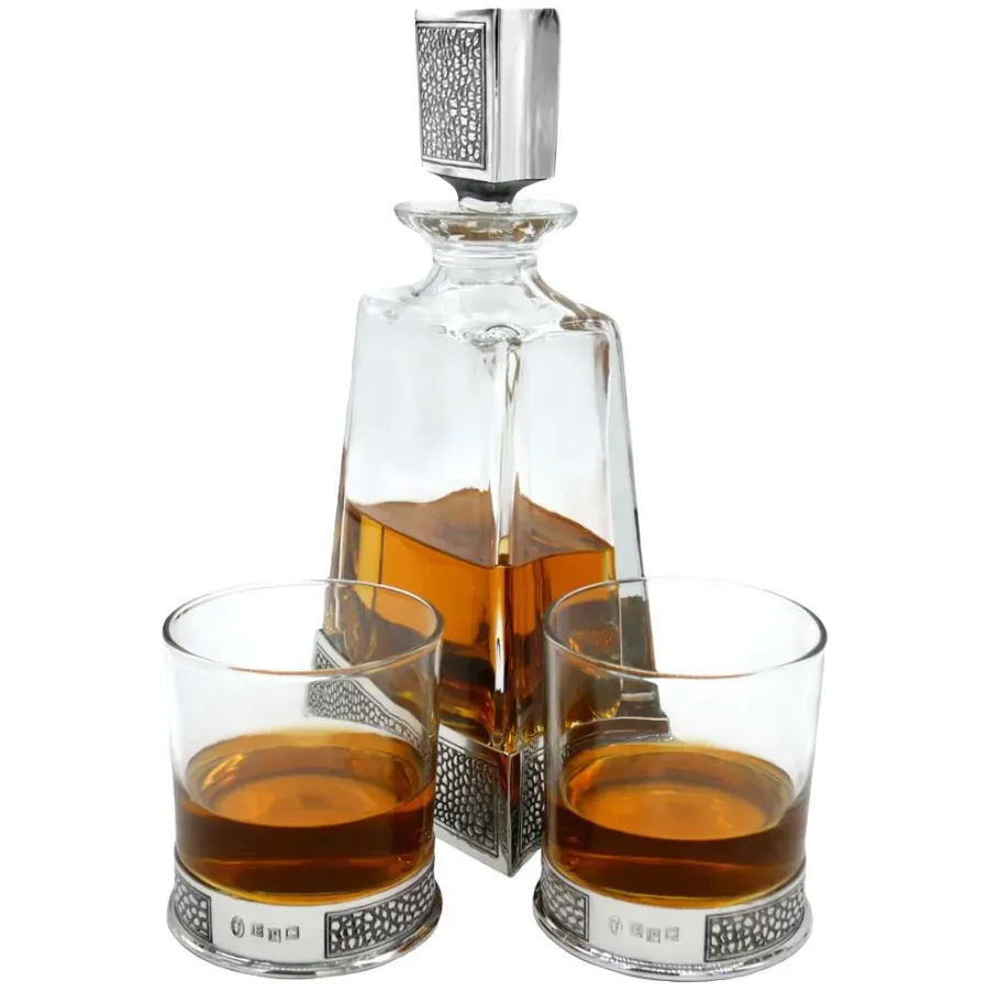 obrazek 2 Luksusowy zestaw do whisky Manhattan - karafka + 2 szklanki