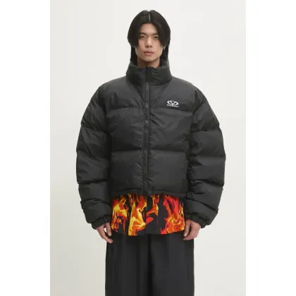 Zdjęcie VETEMENTS kurtka puchowa Logo Puffer męska kolor czarny zimowa oversize UA66JA350B