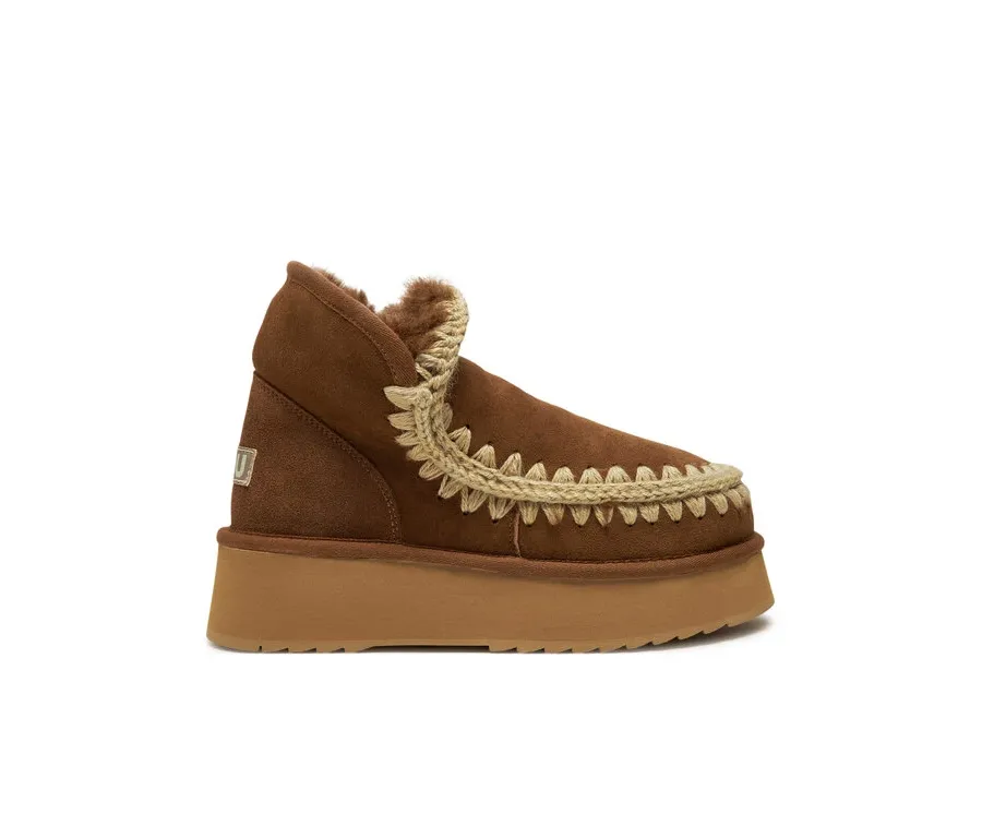 obrazek 1 Mou Śniegowce Mini Eskimo Platform Boot FW681000A Brązowy