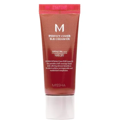 Zdjęcie Missha M Perfect Cover SPF 42 PA+++ Krem BB No 25 Warm Beige Warm Beige 20 ml