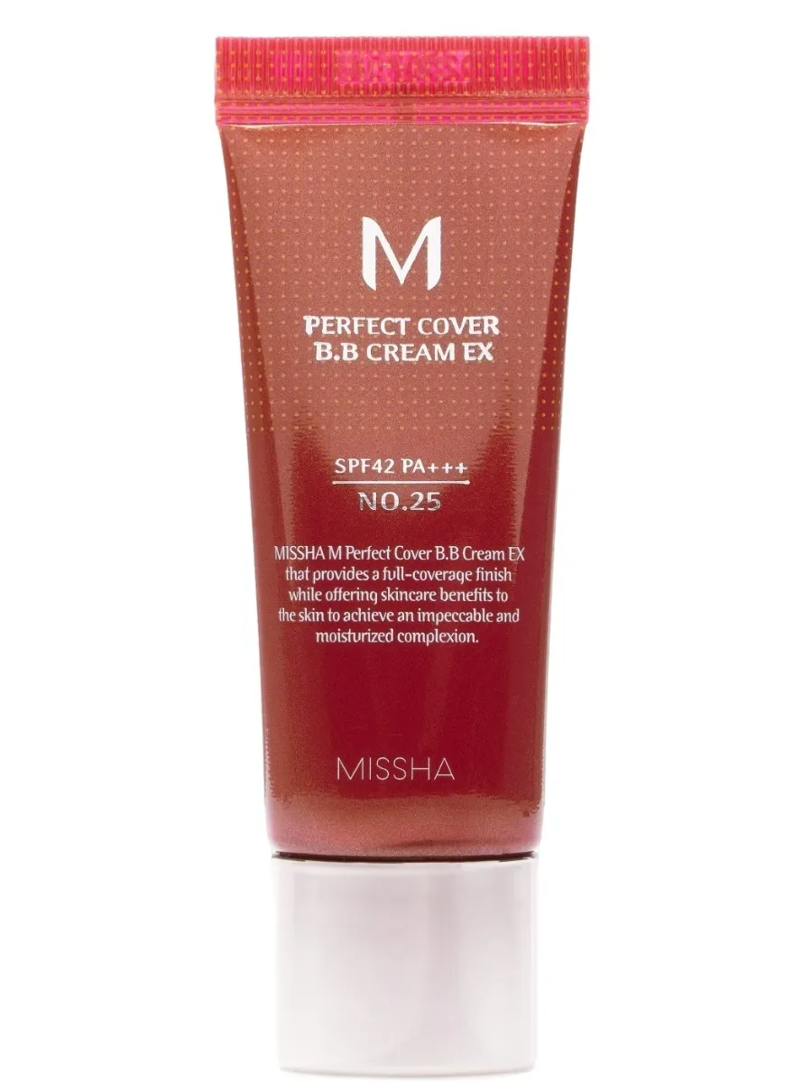 obrazek 1 Missha M Perfect Cover SPF 42 PA+++ Krem BB No 25 Warm Beige Warm Beige 20 ml