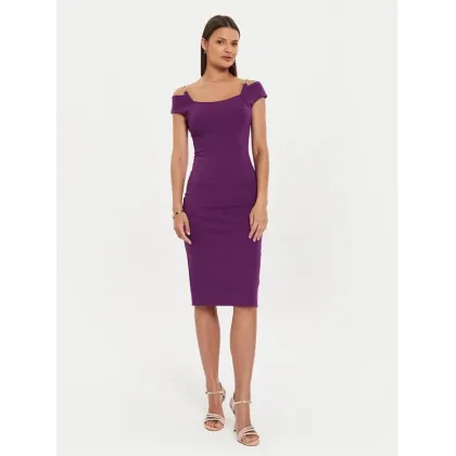 Zdjęcie Rinascimento Sukienka koktajlowa CFC0119770003 Fioletowy Regular Fit