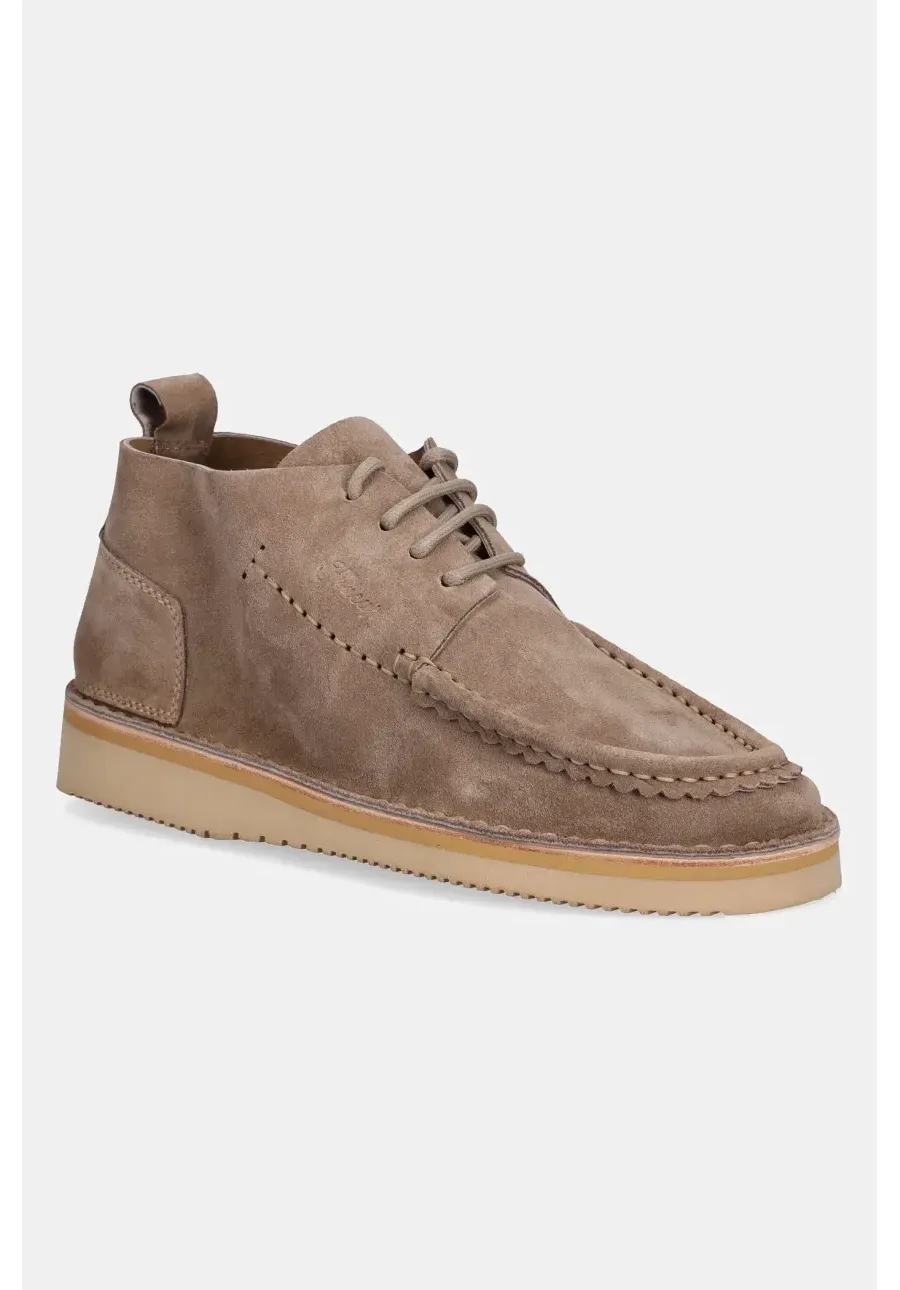 obrazek 1 Fracap półbuty skórzane Shoes kolor beżowy H146