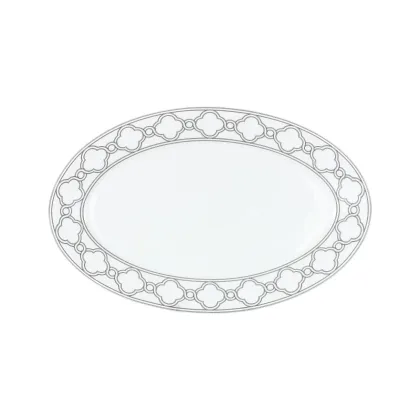 Zdjęcie Luksusowy porcelanowy półmisek owalny 31 cm z kolekcji Dynasty - Porcel