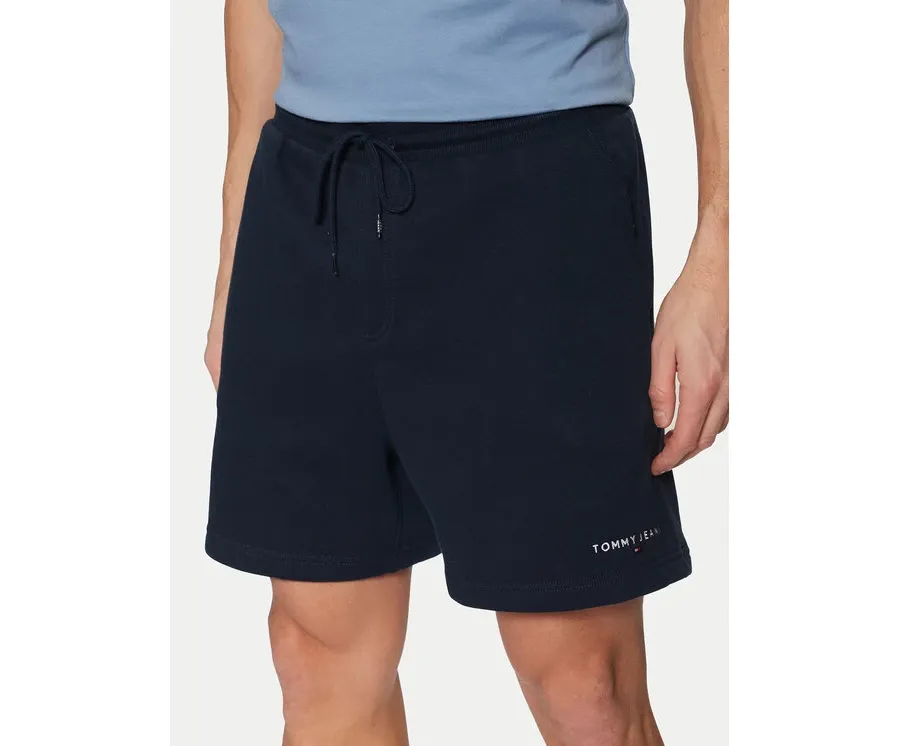 obrazek 1 Tommy Jeans Szorty sportowe Flag Beach DM0DM20637 Granatowy Regular Fit