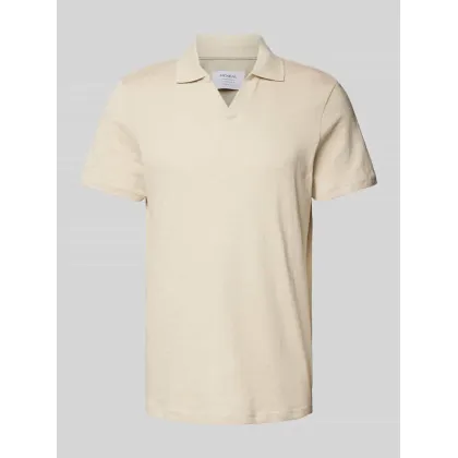 Zdjęcie Koszulka polo o kroju regular fit z dekoltem w serek