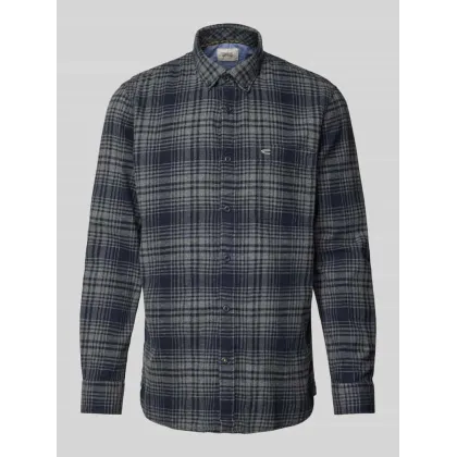 Zdjęcie Koszula casualowa o kroju regular fit z kołnierzykiem typu button down