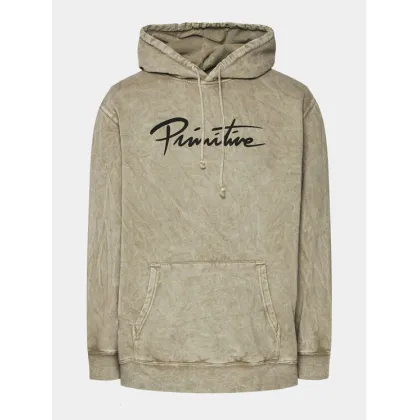 Zdjęcie Primitive Bluza Nuevo Acid Washed PAPFA2314 Brązowy Regular Fit