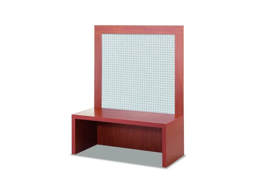 obrazek 1 Panel z blachy perforowanej z ławką do sklepu