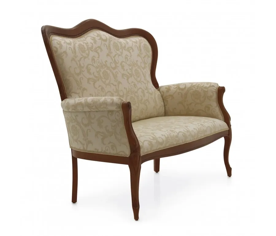 obrazek 2 Wygodna i elegancka sofa 2-osobowa w stylu ludwikowskim - Sevensedie
