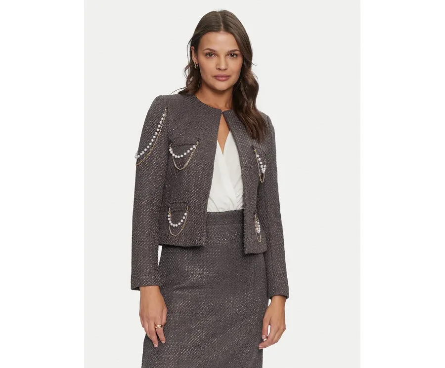 obrazek 1 Rinascimento Marynarka CFC0120031003 Szary Regular Fit
