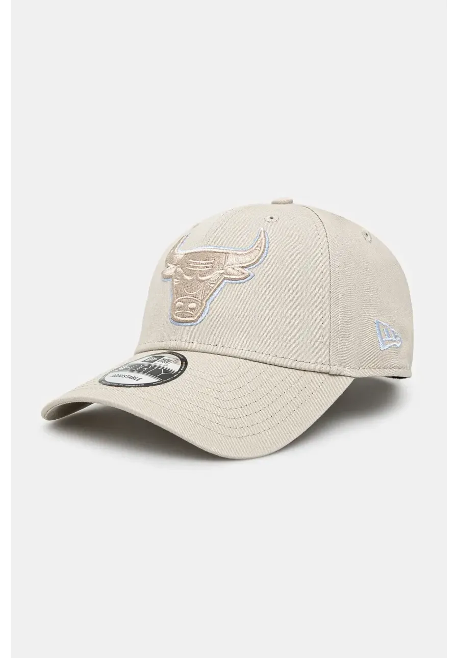 obrazek 1 New Era czapka z daszkiem kolor beżowy gładka 60595202
