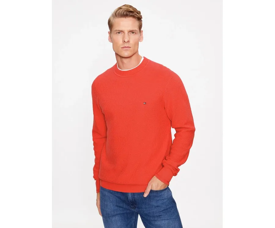 obrazek 1 Tommy Hilfiger Sweter MW0MW33131 Czerwony Regular Fit