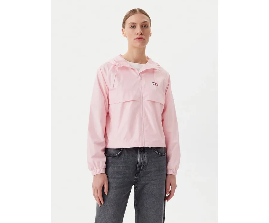 obrazek 1 Tommy Jeans Wiatrówka Essential DW0DW20672 Różowy Relaxed Fit