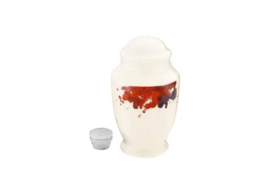 obrazek 1 Kremowa porcelanowa pieprzniczka zdobiona motywem geranium – Tettau