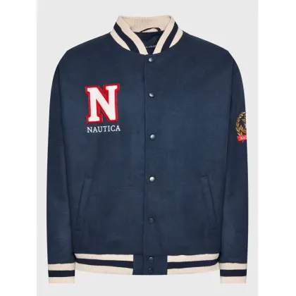 Zdjęcie Nautica Kurtka bomber Wilson N1G00392 Granatowy Regular Fit