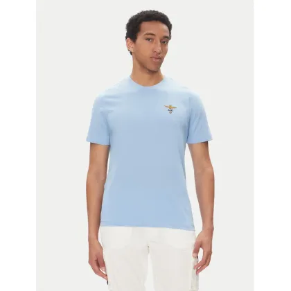 Zdjęcie Aeronautica Militare T-Shirt 251TS1580J372 Błękitny Regular Fit