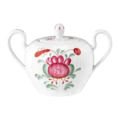 Zdjęcie Niemiecka zdobiona cukiernica z porcelany w stylu klasycznym – Tettau