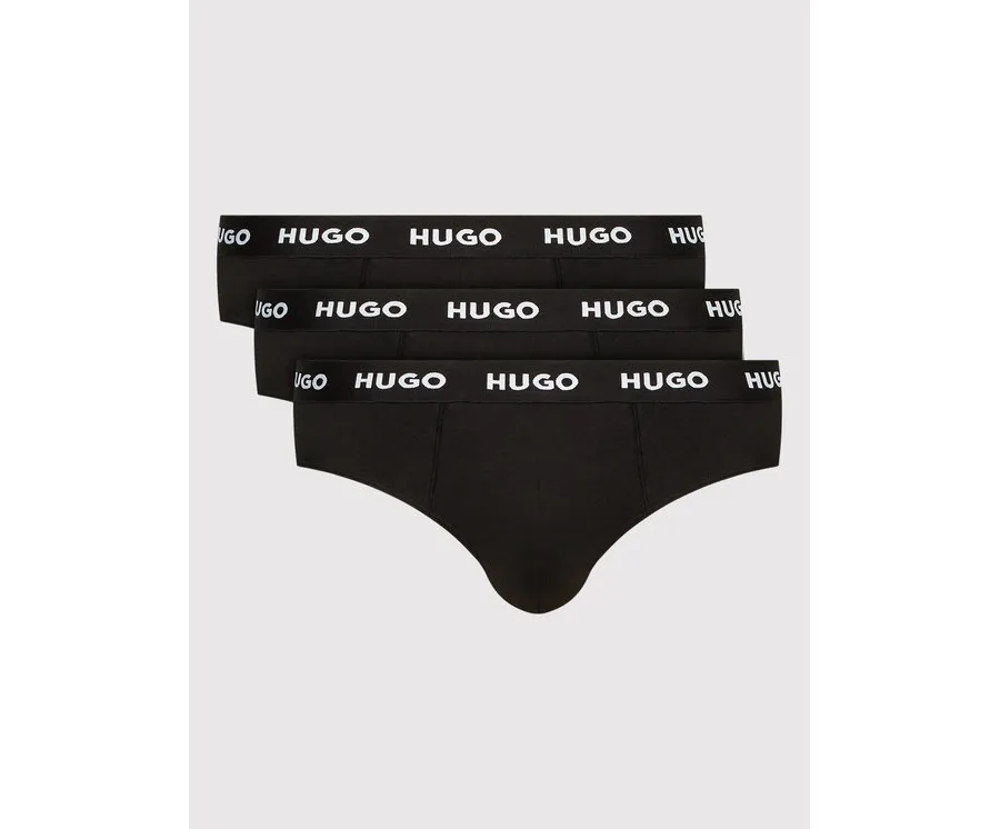 obrazek 1 Hugo Komplet 3 par slipów 50469763 Czarny HUGO