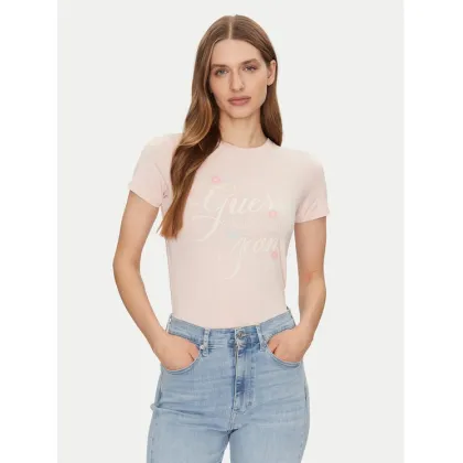 Zdjęcie Guess Jeans T-Shirt W5GI24 J1314 Beżowy Regular Fit
