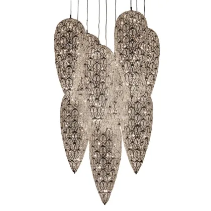 Zdjęcie Designerski żyrandol do dużych wnętrz