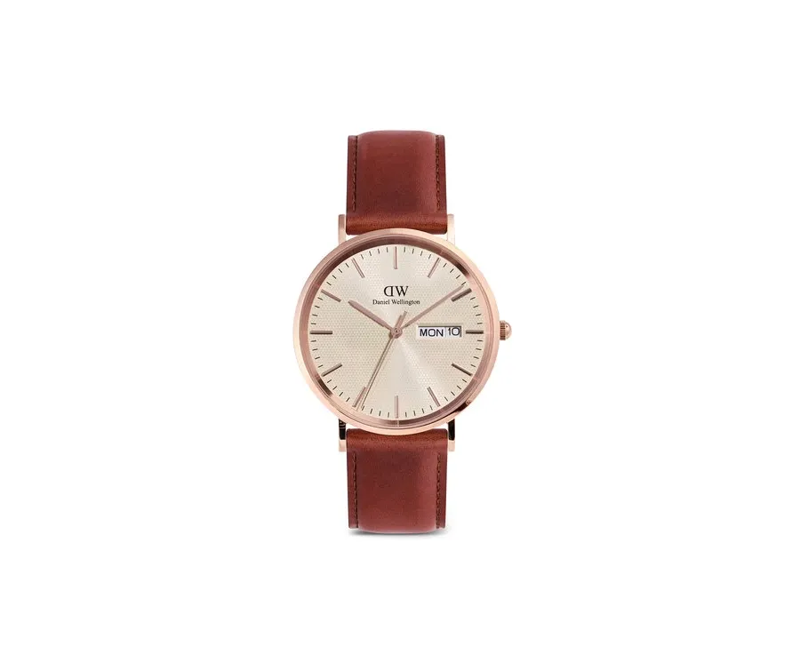obrazek 1 Daniel Wellington Zegarek Classic Day Display 40 DW00100829 Różowe złoto
